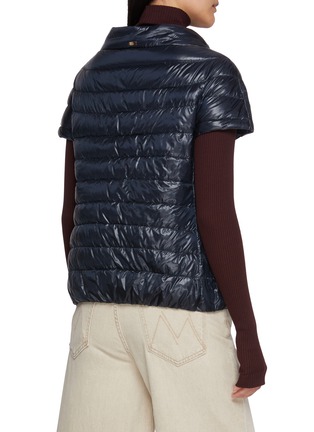 Back View - Click To Enlarge - HERNO - Greta Cowl Neck Puffer Jacket
