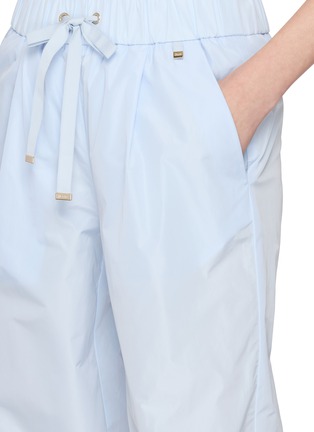  - HERNO - Elasticated Drawstring Waistband Cropped Tapered Pants