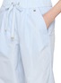  - HERNO - Elasticated Drawstring Waistband Cropped Tapered Pants