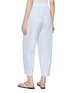 Back View - Click To Enlarge - HERNO - Elasticated Drawstring Waistband Cropped Tapered Pants