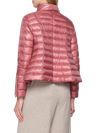 Back View - Click To Enlarge - HERNO - Zip Up Flared Down Puffer Jacket