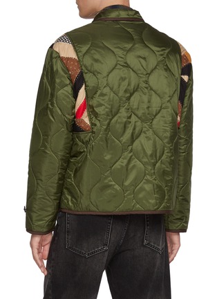 Back View - Click To Enlarge - KHOKI - Patchwork Quilted Jacket