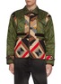 Main View - Click To Enlarge - KHOKI - Patchwork Quilted Jacket