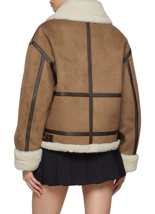 Back View - Click To Enlarge - DUNST - Shearling Leather Jacket