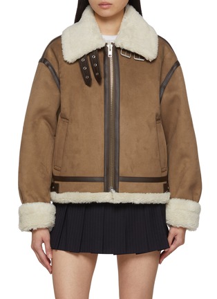 Main View - Click To Enlarge - DUNST - Shearling Leather Jacket