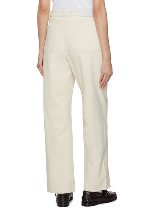 Back View - Click To Enlarge - DUNST - Brushed Straight Leg Cotton Jeans