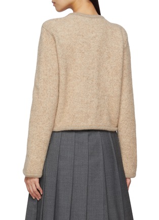 Back View - Click To Enlarge - DUNST - Collarless Knit Jacket