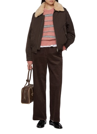 Figure View - Click To Enlarge - DUNST - Corduroy Blend Pants