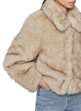  - DUNST - Cropped Vegan Faux Fur Jacket
