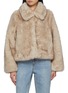 Main View - Click To Enlarge - DUNST - Cropped Vegan Faux Fur Jacket