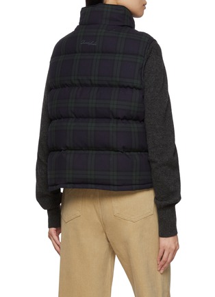 Back View - Click To Enlarge - DUNST - Chequered Goose Down Vest