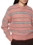  - DUNST - Hairly Striped Alpaca Blend Sweater