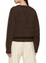 Back View - Click To Enlarge - DUNST - V-Neck Argyle Knit Sweater