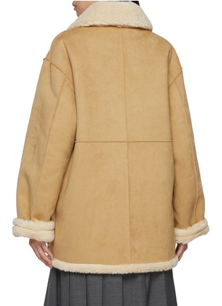 Back View - Click To Enlarge - DUNST - Reversible Shearling Leather Jacket
