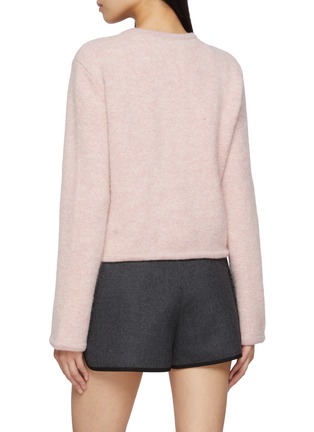 Back View - Click To Enlarge - DUNST - Collarless Knit Jacket