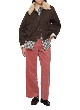 Figure View - Click To Enlarge - DUNST - Corduroy Cotton Pants