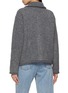 Back View - Click To Enlarge - DUNST - Collared Knit Jacket