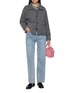 Figure View - Click To Enlarge - DUNST - Collared Knit Jacket