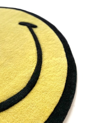 Detail View - Click To Enlarge - MAISON DEUX - x Smiley Rug — Yellow
