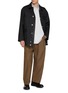 Figure View - Click To Enlarge - MACKINTOSH - Roag Detachable Wool Liner Cotton Short Trench Jacket
