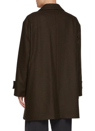 Back View - Click To Enlarge - MACKINTOSH - Humbie Single Breasted Wool Coat