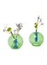 Main View - Click To Enlarge - BLOCK DESIGN - Mini Bubble Vase — Green/Blue