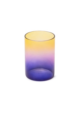 Main View - Click To Enlarge - BLOCK DESIGN - Three Tone Gradient Glasses Set of 2 — Pink/Blue