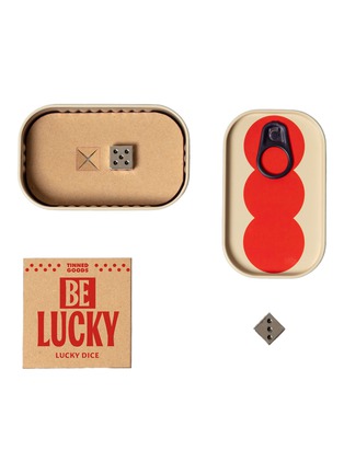 Main View - Click To Enlarge - BLOCK DESIGN - Tinned Goods Be Lucky Dice