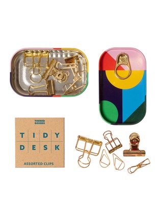 Main View - Click To Enlarge - BLOCK DESIGN - Tinned Goods Tidy Desk Clips