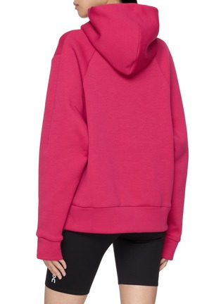 Back View - Click To Enlarge - ON - Focus Tech Cotton Blend Hoodie