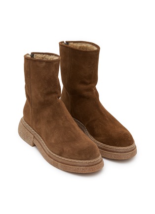 Detail View - Click To Enlarge - ALBERTO FASCIANI - Gill Suede Ankle Boots