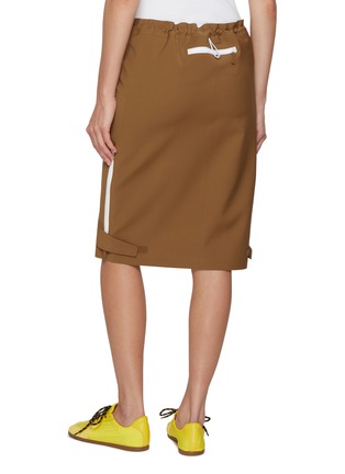 Back View - Click To Enlarge - LACOSTE - Cargo Knee Length Skirt