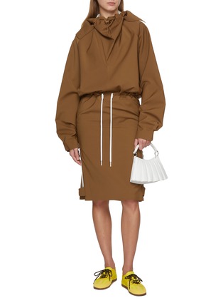 Figure View - Click To Enlarge - LACOSTE - Cargo Knee Length Skirt