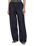 Main View - Click To Enlarge - LACOSTE - Elasticated Dark Wash Denim Pants