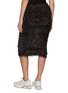 Back View - Click To Enlarge - LACOSTE - Lurex Knit Pencil Skirt