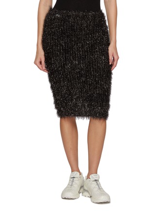 Main View - Click To Enlarge - LACOSTE - Lurex Knit Pencil Skirt