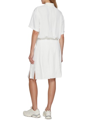 Back View - Click To Enlarge - LACOSTE - Matilda Pleated Dress