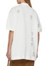 Back View - Click To Enlarge - LACOSTE - Graphic Cotton Polo Shirt