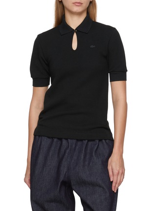 Main View - Click To Enlarge - LACOSTE - Slim Fit Cotton Polo Shirt