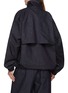 Back View - Click To Enlarge - LACOSTE - High Neck Dark Wash Denim Jacket