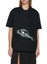 Main View - Click To Enlarge - LACOSTE - Beaded Crocodile Cotton T-Shirt