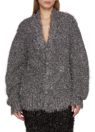 Main View - Click To Enlarge - LACOSTE - Oversized Knit Cardigan