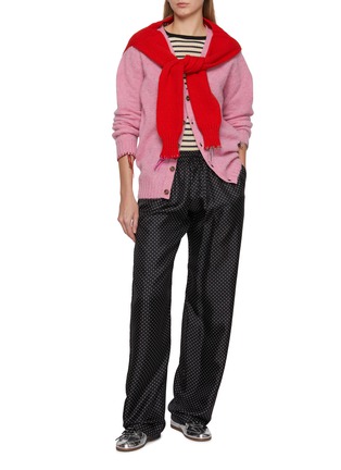 Figure View - Click To Enlarge - LA FETICHE - Jackie Raye Long Sleeve Striped Cotton Knit Top