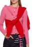 Figure View - Click To Enlarge - LA FETICHE - Rose Wool Knit Scarf
