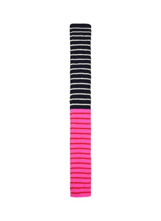 Main View - Click To Enlarge - LA FETICHE - Polly Jean Striped Wool Knit Scarf