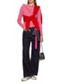 Figure View - Click To Enlarge - LA FETICHE - Vali Frilled Wool Cardigan