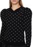  - LA FETICHE - Hana Reversible Spot V-Neck Wool Knit Sweater
