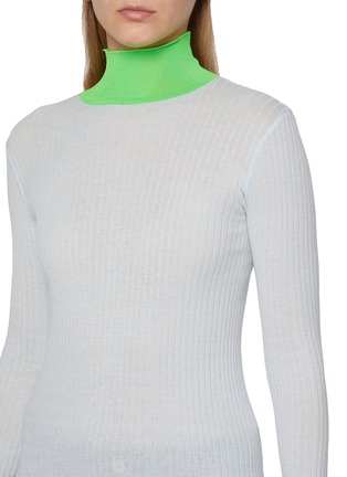  - LA FETICHE - Frederique Long Sleeve Ribbed Cotton Top