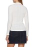 Back View - Click To Enlarge - LA FETICHE - Heath Long Sleeve Ribbed Cotton Wool Top