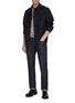 Figure View - Click To Enlarge - LEVI’S - Blue Tab 502 Straight Leg Cotton Denim Jeans
